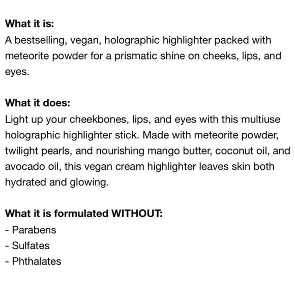 🌻 Milk Makeup Holographic Highlighter MARS: Golden Peach New Full Size - Picture 4 of 6